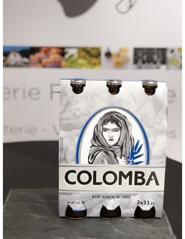 Bière corse blanche Colomba 3x33 cl