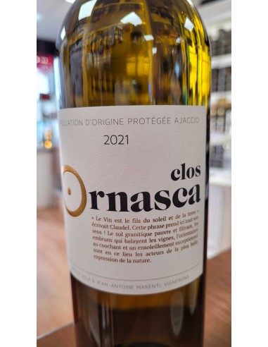 Clos Ornasca Tradition Blanc 2022 - Vin AOP Corse Ajaccio