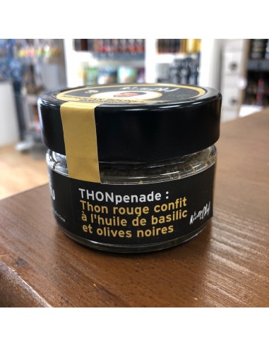 THONpenade : Thon Rouge Confit à l'Huile de Basilic & Olives Noires