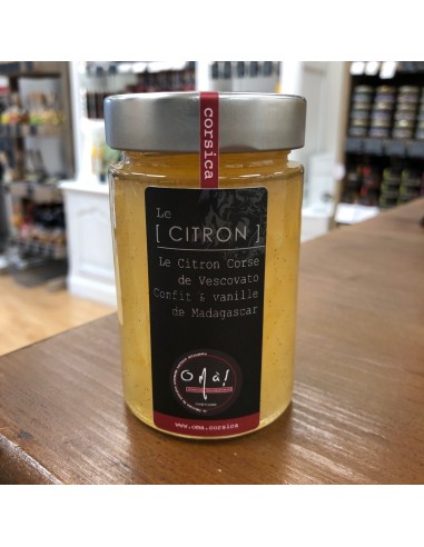 Confiture Citron Corse Confit & Vanille